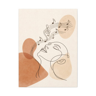 Illustration musicale minimaliste – L’Éveil de la Mélodie