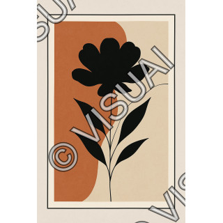 Fleur Noire Contemporaine