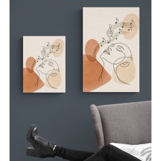 Illustration musicale minimaliste – L’Éveil de la Mélodie