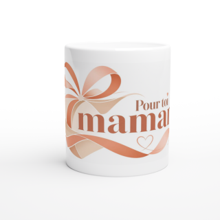 Mug design minimaliste – Idée cadeau original en céramique 325 ml | VISUAI