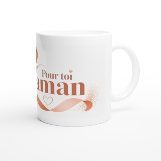 Mug design minimaliste – Idée cadeau original en céramique 325 ml | VISUAI