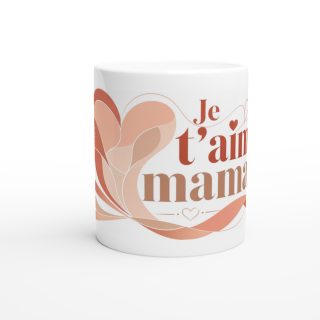 Mug design minimaliste – Idée cadeau original en céramique 325 ml | VISUAI