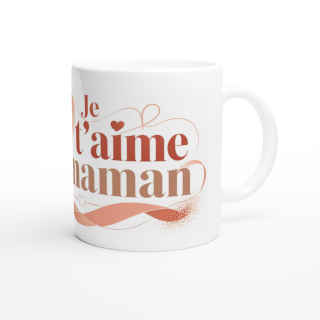 Mug design minimaliste – Idée cadeau original en céramique 325 ml | VISUAI