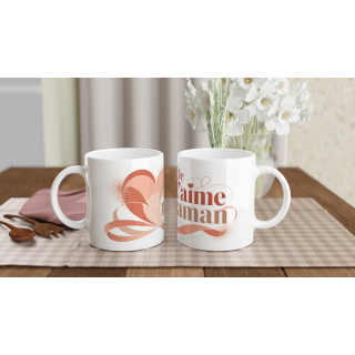 Mug design minimaliste – Idée cadeau original en céramique 325 ml | VISUAI