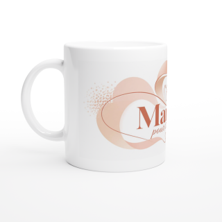 Mug design minimaliste – Idée cadeau original en céramique 325 ml | VISUAI