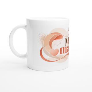 Mug design minimaliste – Idée cadeau original en céramique 325 ml | VISUAI