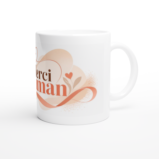 Mug design minimaliste – Idée cadeau original en céramique 325 ml | VISUAI