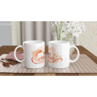 Mug design minimaliste – Idée cadeau original en céramique 325 ml | VISUAI