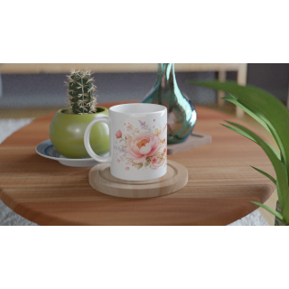 Mug design minimaliste – Idée cadeau original en céramique 325 ml | VISUAI