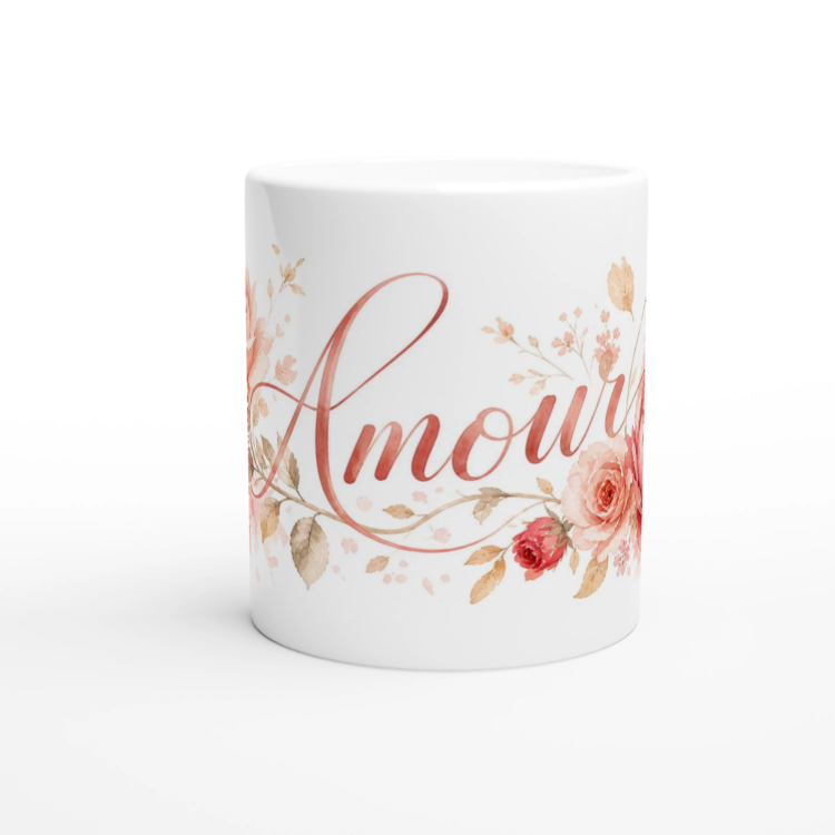 Mug design minimaliste – Idée cadeau original en céramique 325 ml | VISUAI