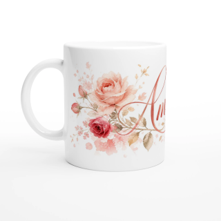 Mug design minimaliste – Idée cadeau original en céramique 325 ml | VISUAI