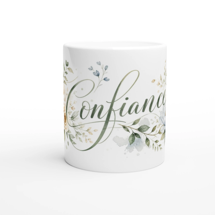 Mug design minimaliste – Idée cadeau original en céramique 325 ml | VISUAI