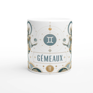 Mug ♊ Gémeaux (curiosité / dynamisme) – Signe du zodiaque