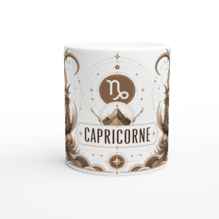 Mug ♑ Capricorne (ambition / discipline) – Signe du zodiaque