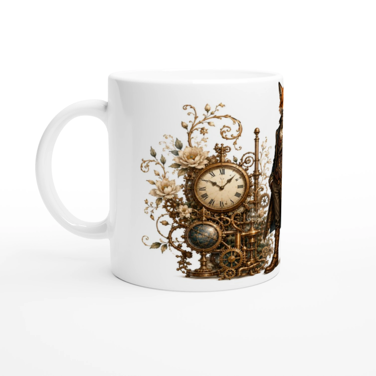 Mug Renard Aéronaute – Animaux Steampunk