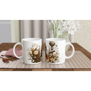 Mug Renard Aéronaute – Animaux Steampunk