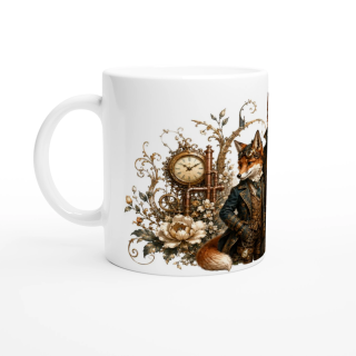 Mug Deux renard – Animaux Steampunk