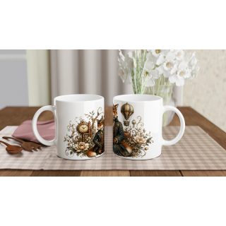 Mug Deux renard – Animaux Steampunk