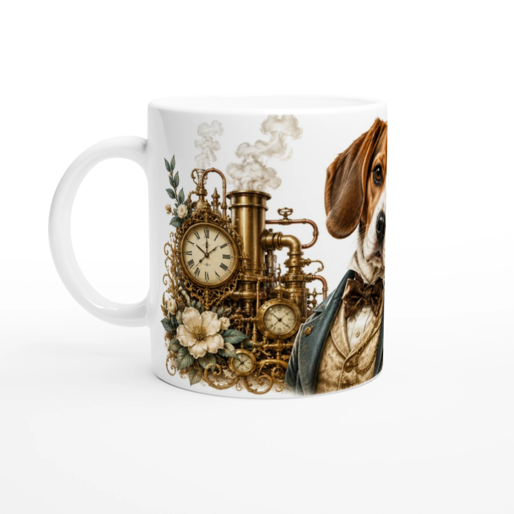 Mug Beagle Gentleman – Animaux Steampunk