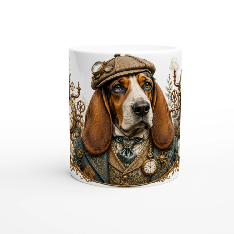 Mug Basset Hound – Animaux Steampunk