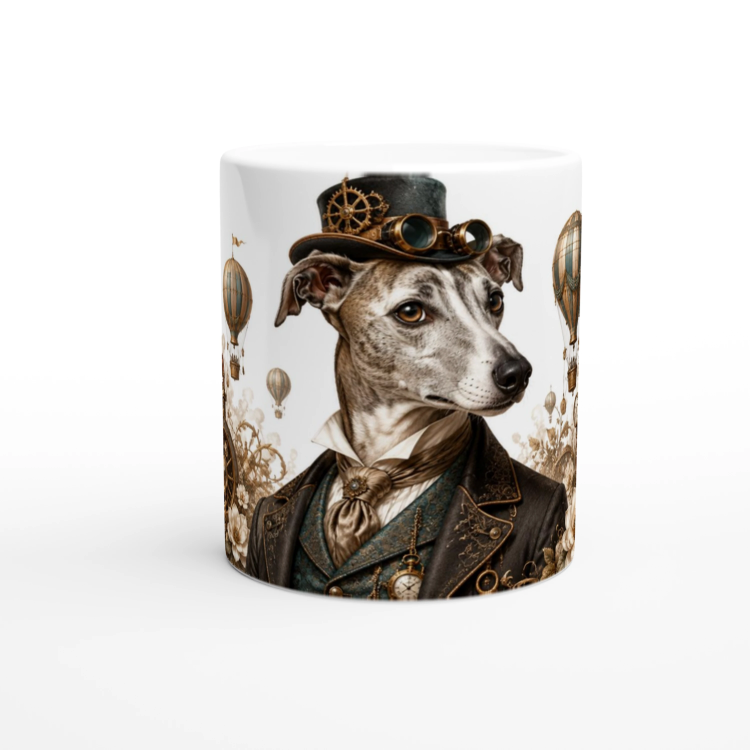 Mug Whippet Gentleman – Animaux Steampunk