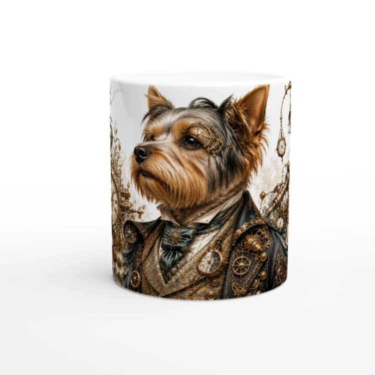 Mug Yorkshire Horloger – Univers Animaux Steampunk