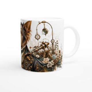 Mug Yorkshire Horloger – Univers Animaux Steampunk
