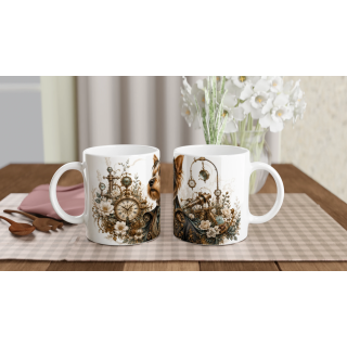 Mug Yorkshire Horloger – Univers Animaux Steampunk