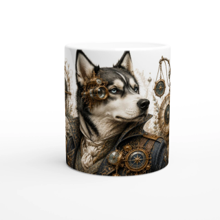 Mug Husky – Animaux Steampunk