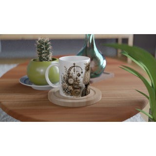 Mug Caniche Blanc – Animaux Steampunk