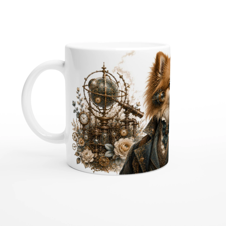 Mug Chien Poméranien – Animaux Steampunk