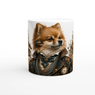 Mug Chien Poméranien – Animaux Steampunk