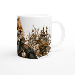 Mug Chien Poméranien – Animaux Steampunk