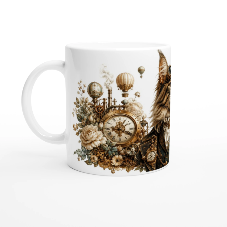 Mug Chat Maine Coon – Univers Animaux Steampunk
