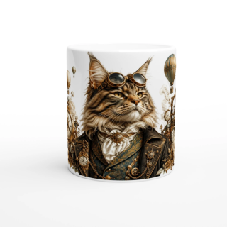 Mug Chat Maine Coon – Univers Animaux Steampunk