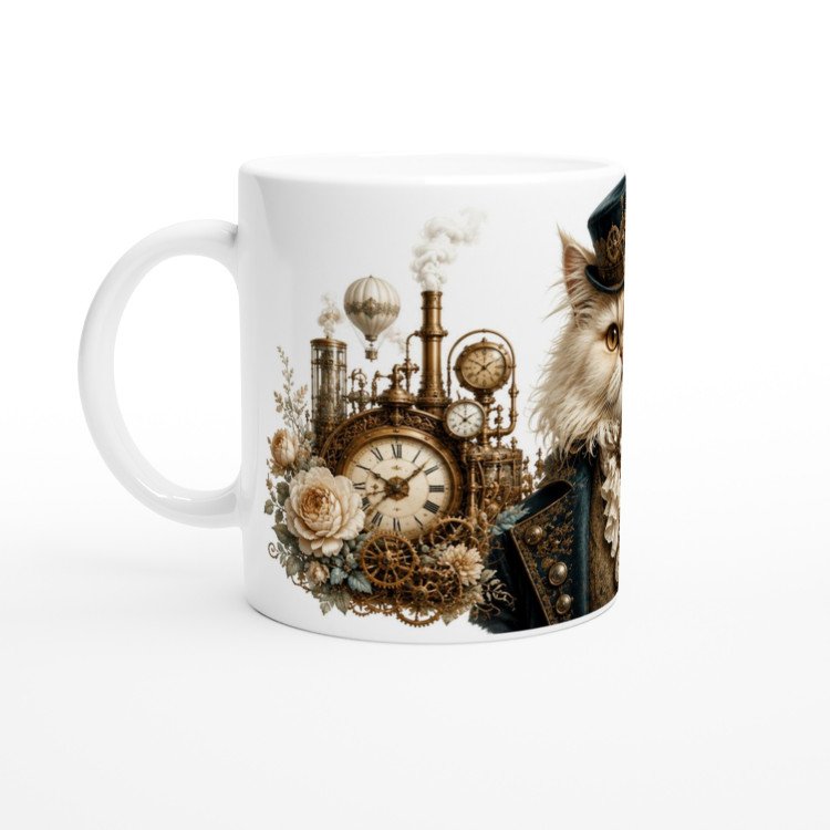 Mug Chat Persan – Univers Animaux Steampunk