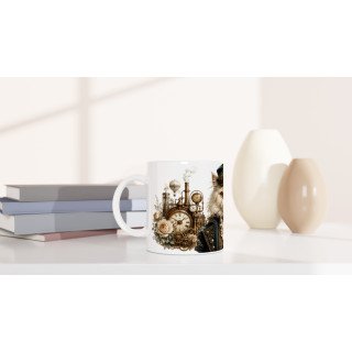 Mug Chat Persan – Univers Animaux Steampunk