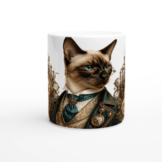 Mug Chat Siamois – Univers Animaux Steampunk