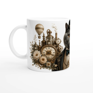 Mug Chat British Gentleman – Univers Animaux Steampunk