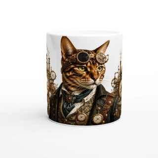 Mug Chat Bengal – Univers Animaux Steampunk