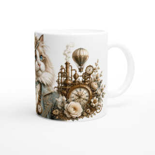 Mug Chat Ragdoll Royal – Univers Animaux Steampunk
