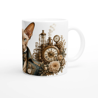 Mug Chat Sphynx – Univers Animaux Steampunk