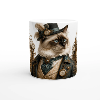 Mug Ragdoll – Univers Animaux Steampunk
