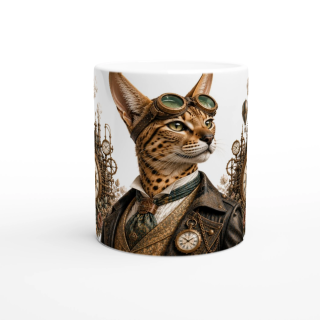 Mug Chat Sauvage – Univers Animaux Steampunk