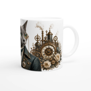 Mug Chat Aristocrate – Univers Animaux Steampunk