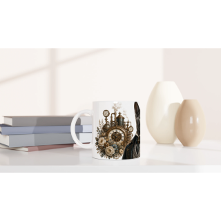 Mug Chat Aristocrate – Univers Animaux Steampunk