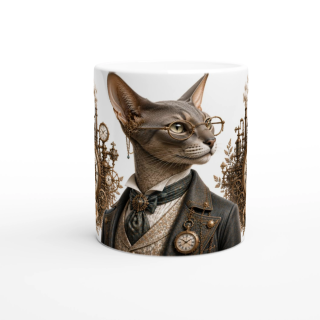 Mug Chat Oriental – Univers Animaux Steampunk