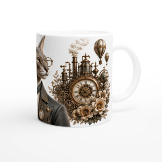Mug Chat Oriental – Univers Animaux Steampunk
