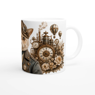 Mug Chat Gentleman Rétro – Univers Animaux Steampunk
