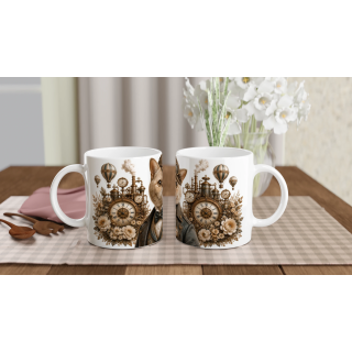 Mug Chat Gentleman Rétro – Univers Animaux Steampunk